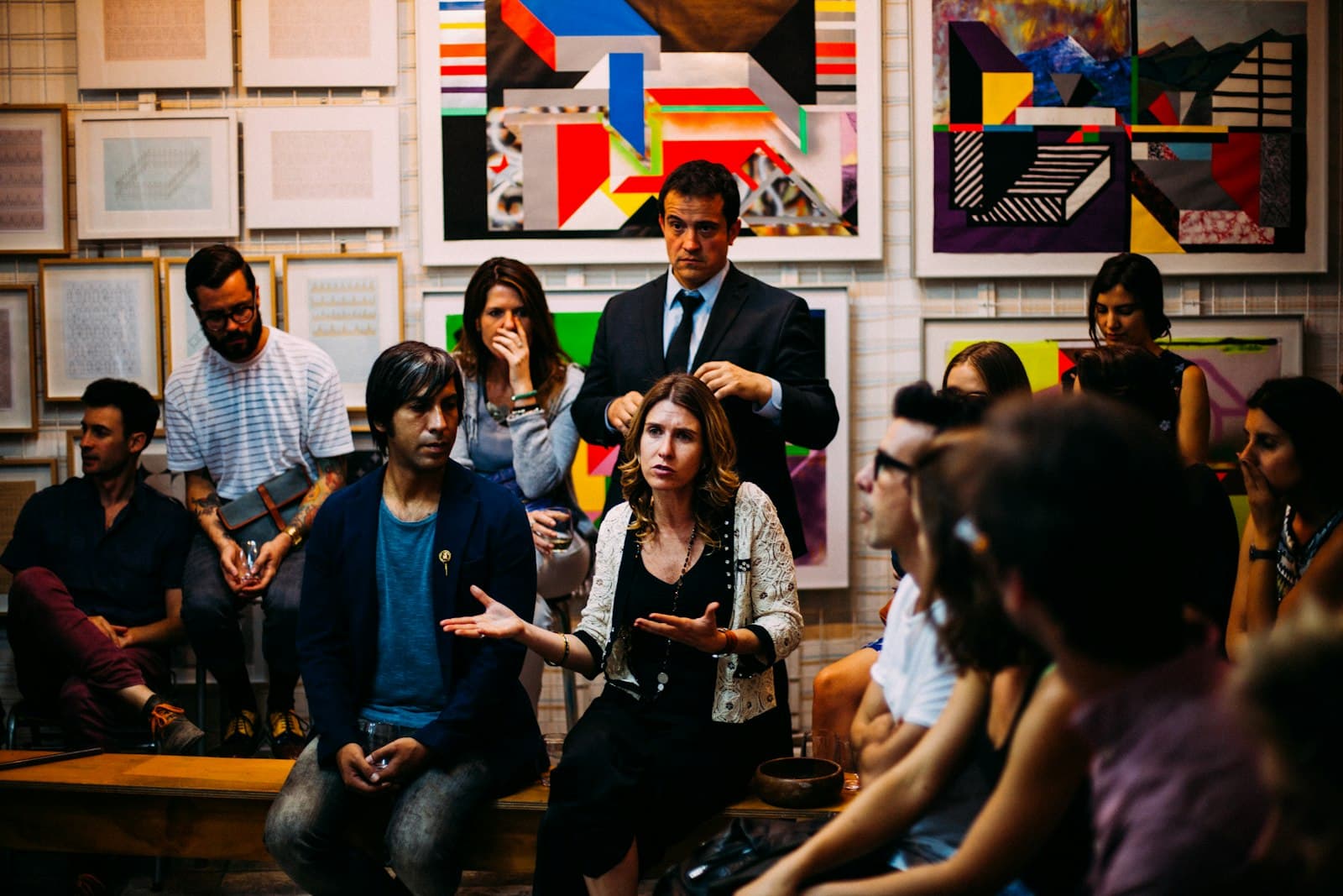 Equipo de trabajo de la comisión en una jornada de formación